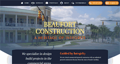 Desktop Screenshot of beaufortconstruction.net